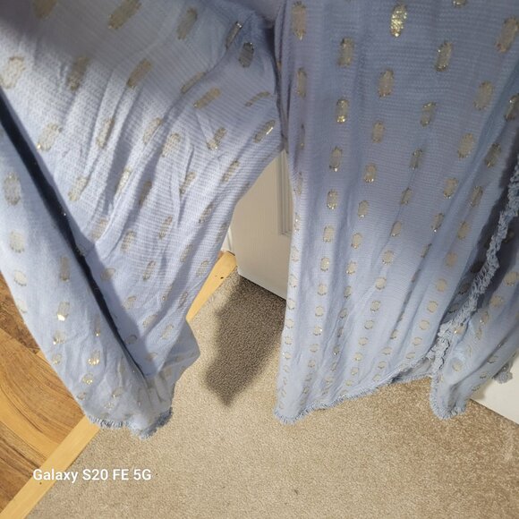 Elegant Blue Halter Jumpsuit - Picture 12 of 16